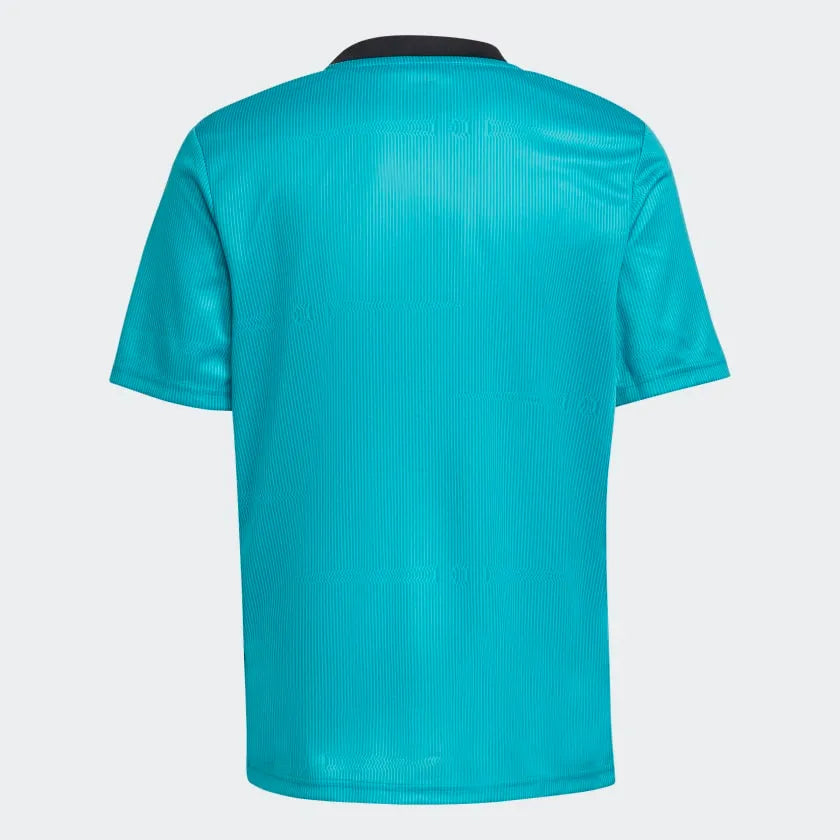 Adidas 2021-22 Real Madrid Youth Third Jersey - Hi Res Aqua (Back)