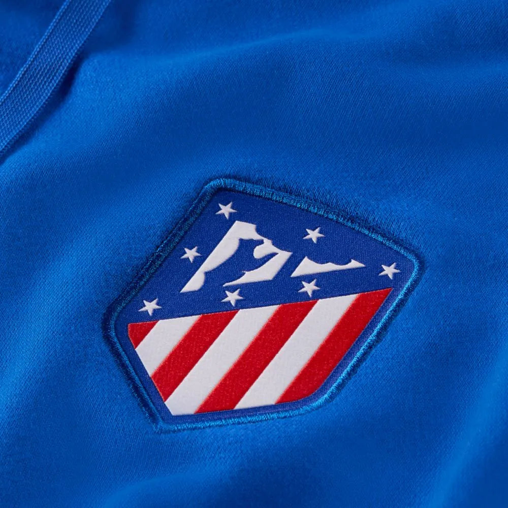 Nike 2021-22 Atletico Madrid GFA Fleece Hoodie - Royal (Detail 1)