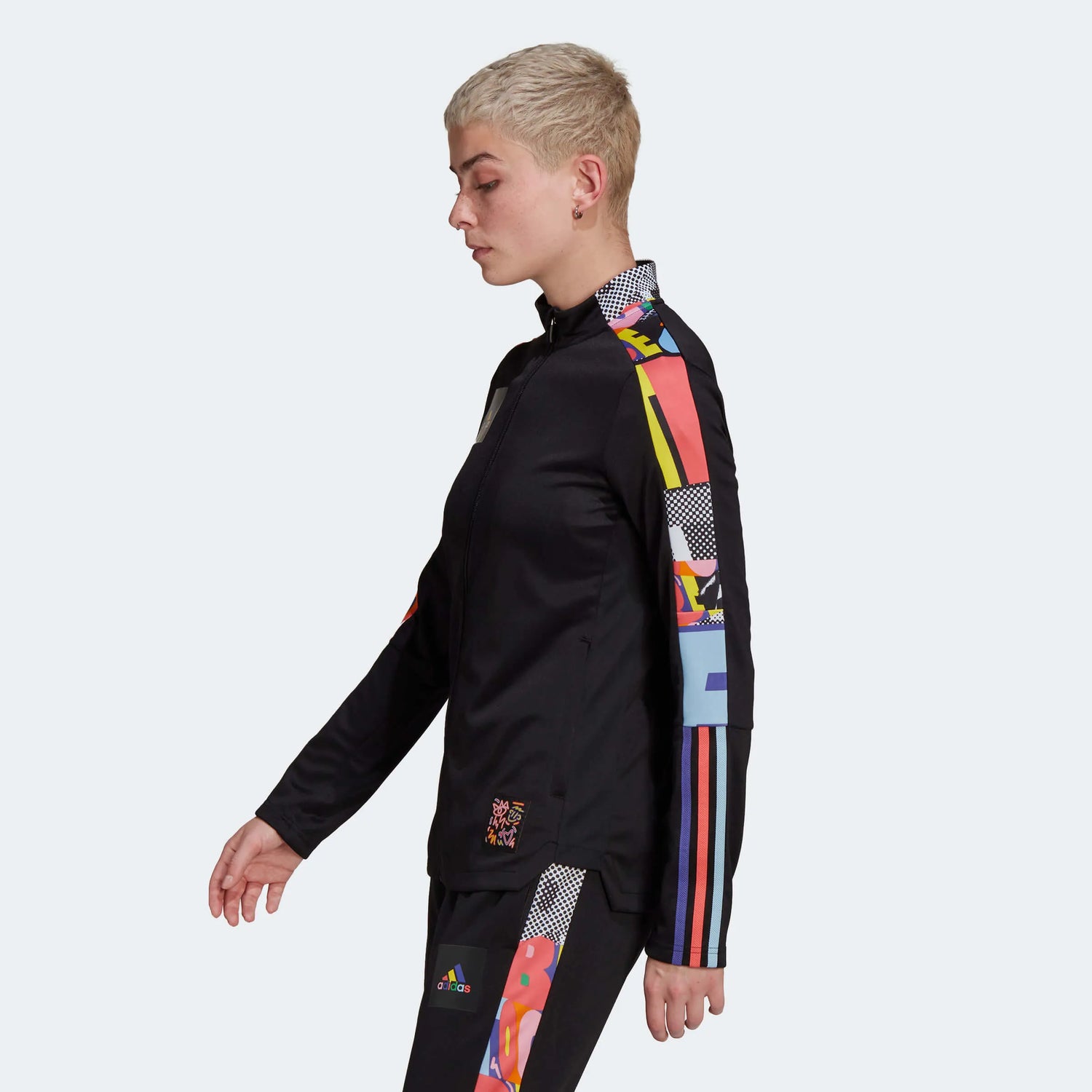 adidas Women's Tiro Pride Jacket (Model - Side)