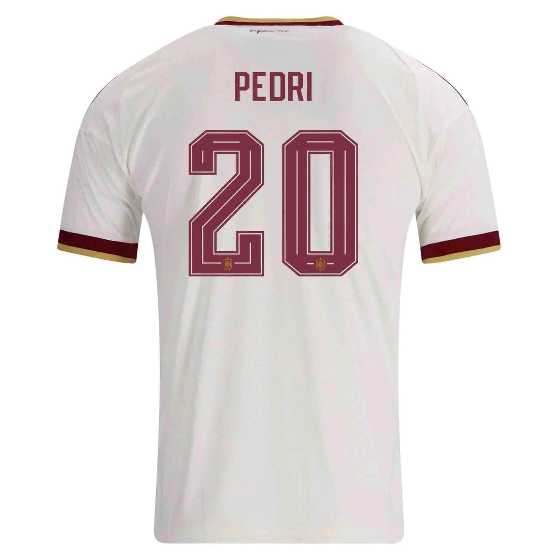 adidas 2026 Spain Men's Stadium Away Soccer Jersey (Pedri)