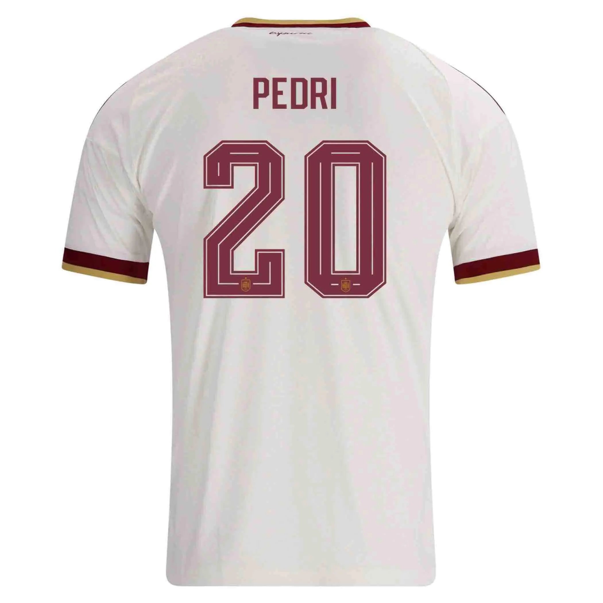adidas 2026 Spain Men's Stadium Away Soccer Jersey (Pedri)