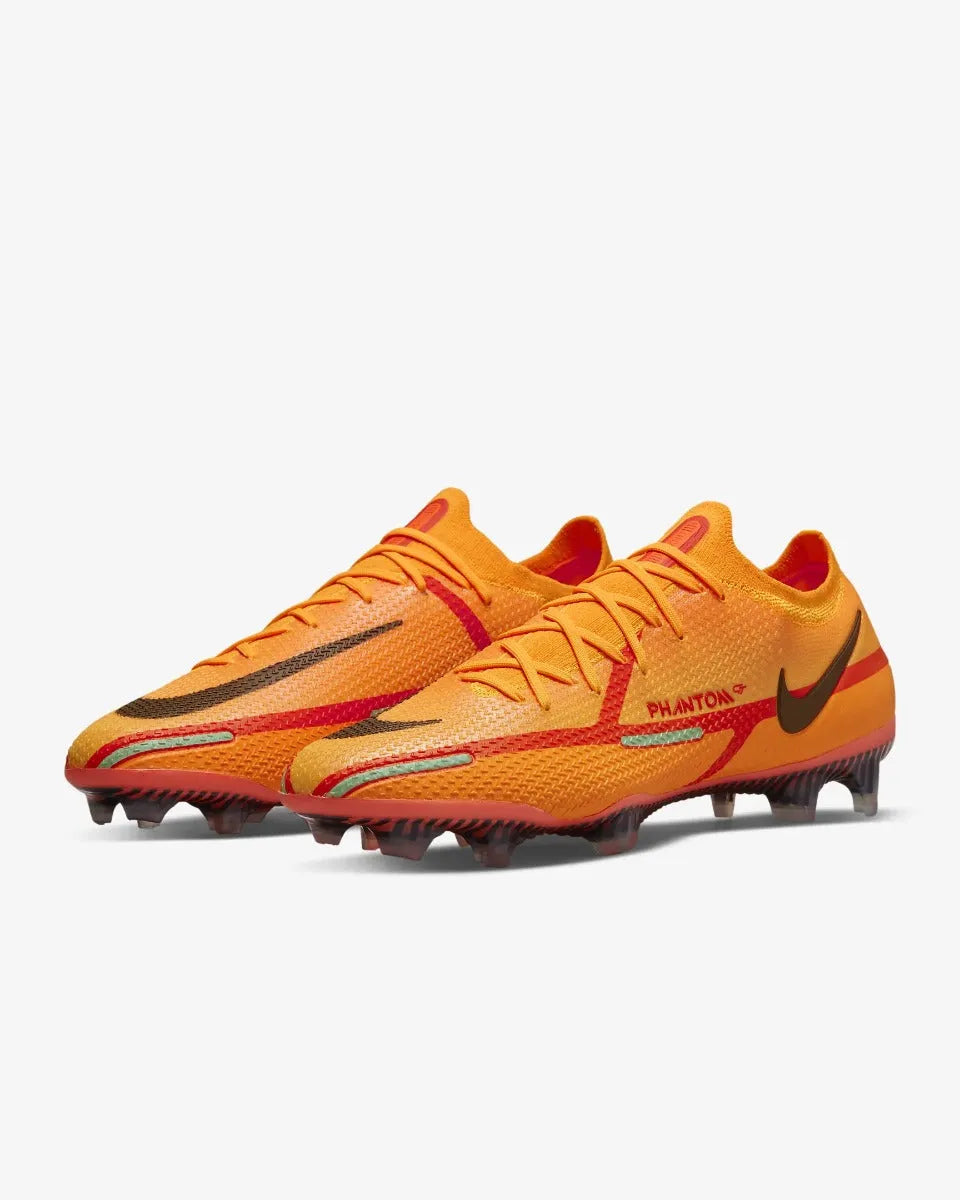 Nike Phantom GT2 Elite FG - Laser Orange-Black (Pair - Diagonal)