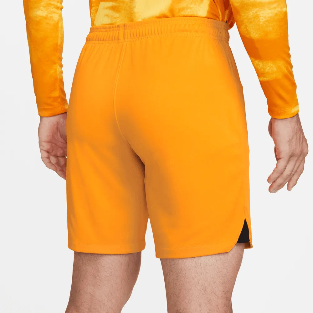 Nike 2022-23 Netherlands Home Shorts - Orange-Black (Back)