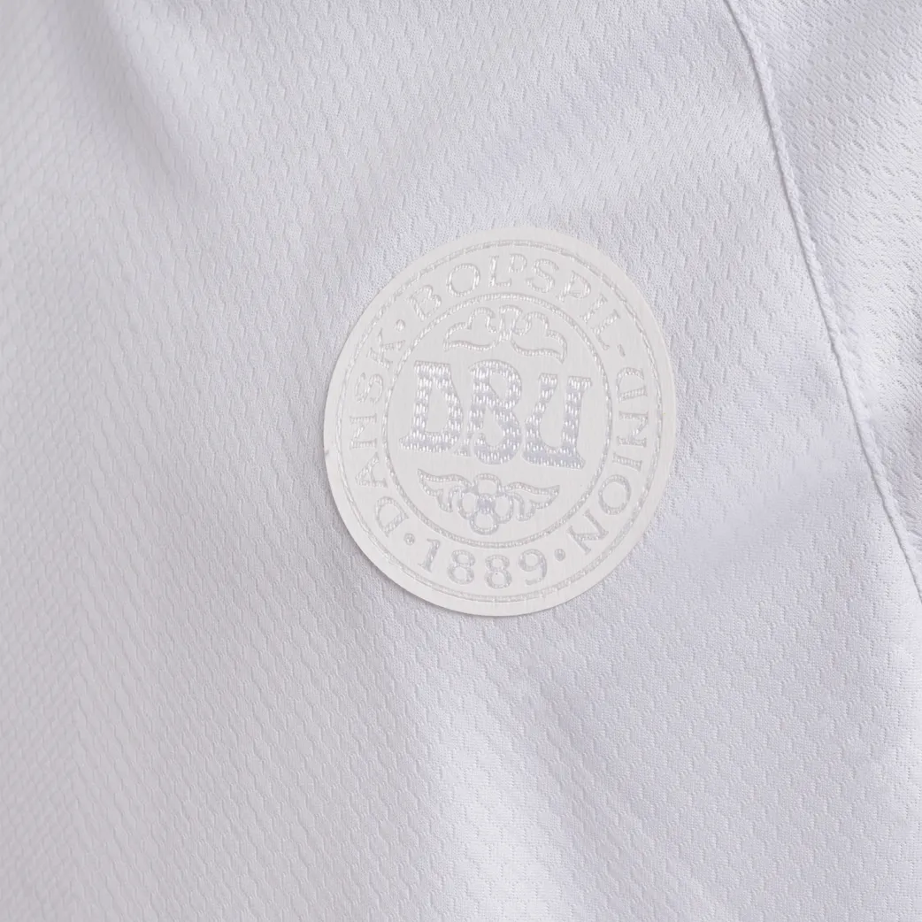Hummel 2022-23 Denmark Youth Away Jersey - White (Detail 3)