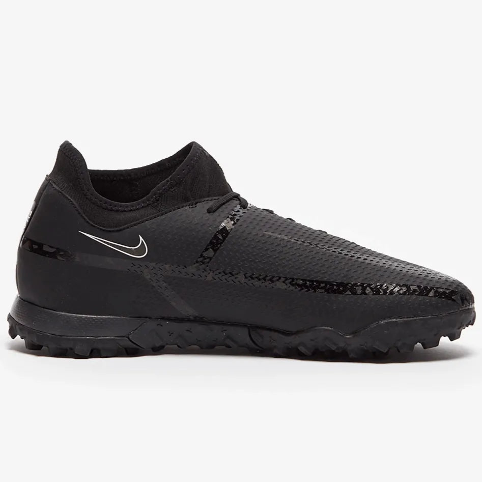 Nike Phantom GT2 Academy DF Turf - Black-Smoke Grey (Side 2)