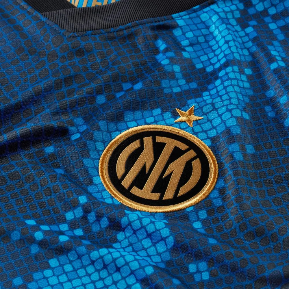 Nike 2021-22 Inter Milan Home Jersey - Blue Spark (Detail 2)