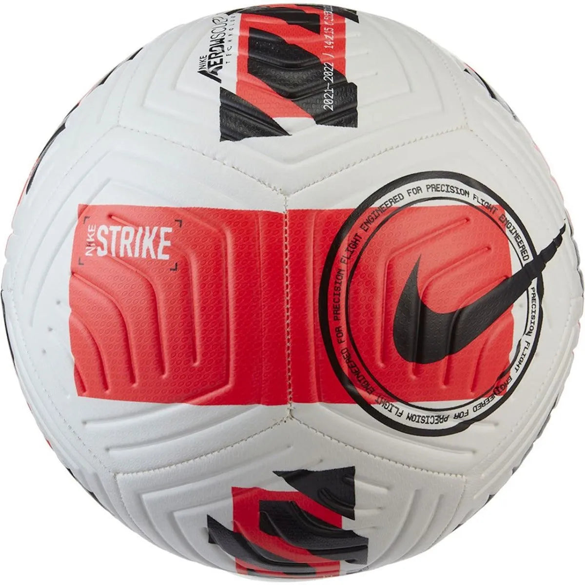 Nike Strike Soccer Ball - White Bright Crimson (Back)