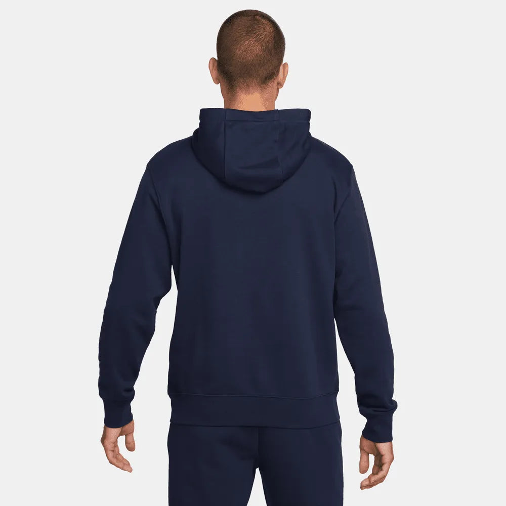 Nike 2022-23 Barcelona French Terry Hoodie (Model - Back)