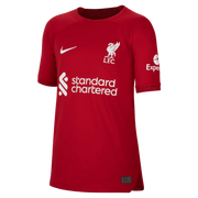 Nike 22-23 Liverpool FC Youth Home Jersey - Red-White (Front)