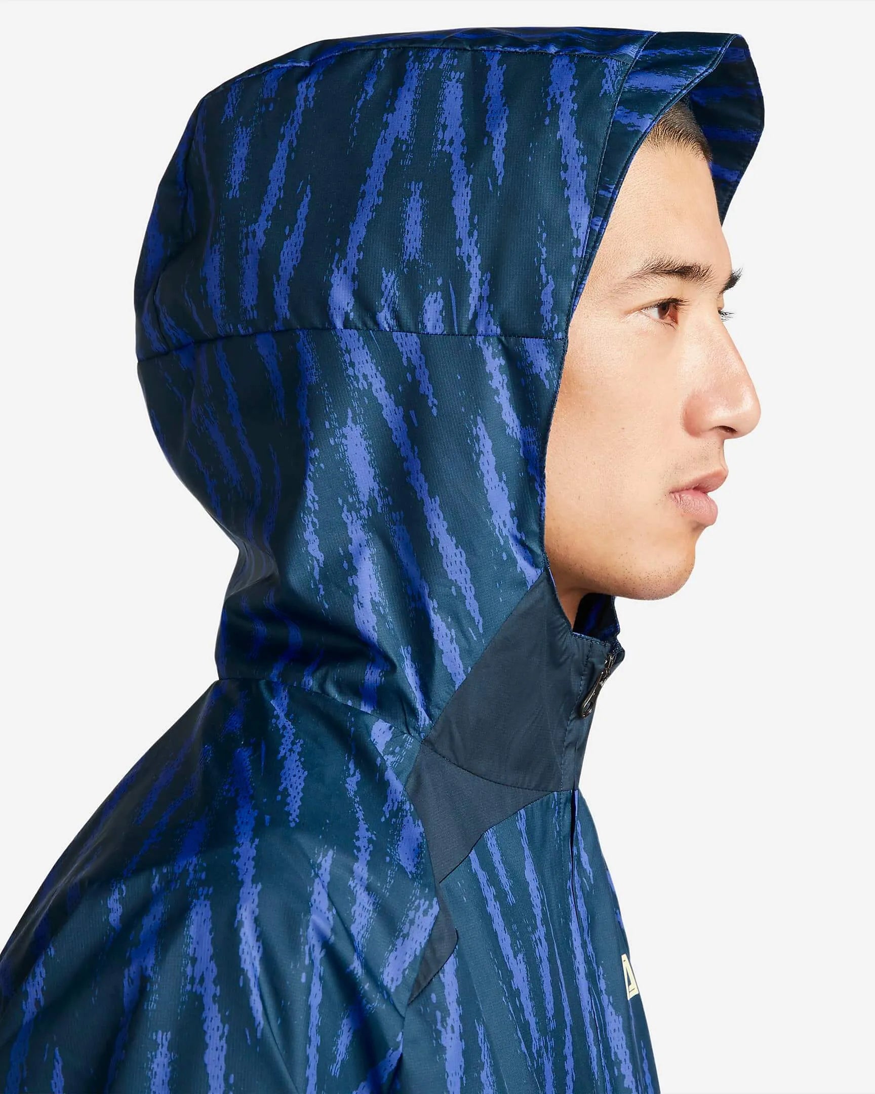 Nike 2022-23 Club America AWF Jacket - Navy-Blue-Lemon (Detail 2)