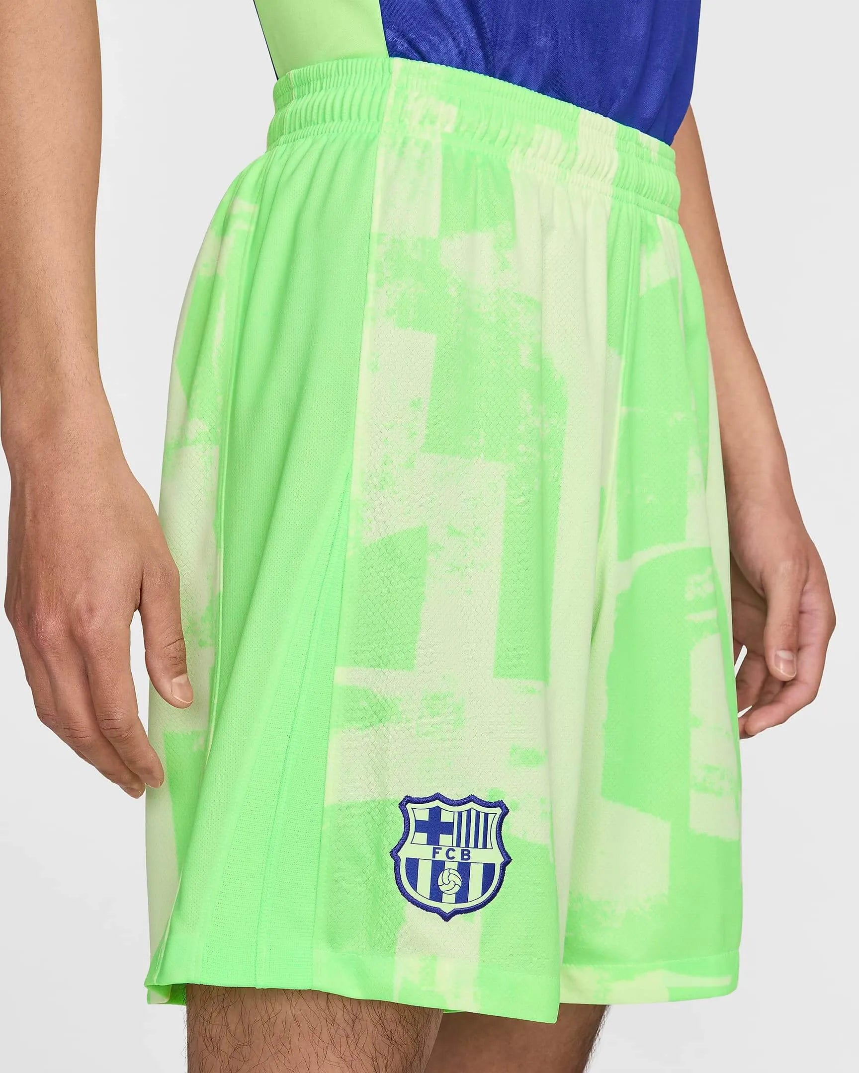 Nike 2024-25 Barcelona Men's Stadium Third Shorts (Side)