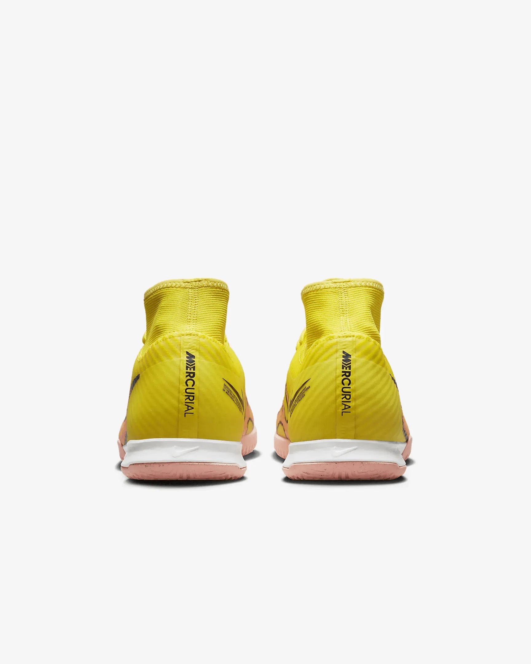 Nike Zoom Superfly 9 Academy IC Yellow-Sunset Glow (Pair - Back)
