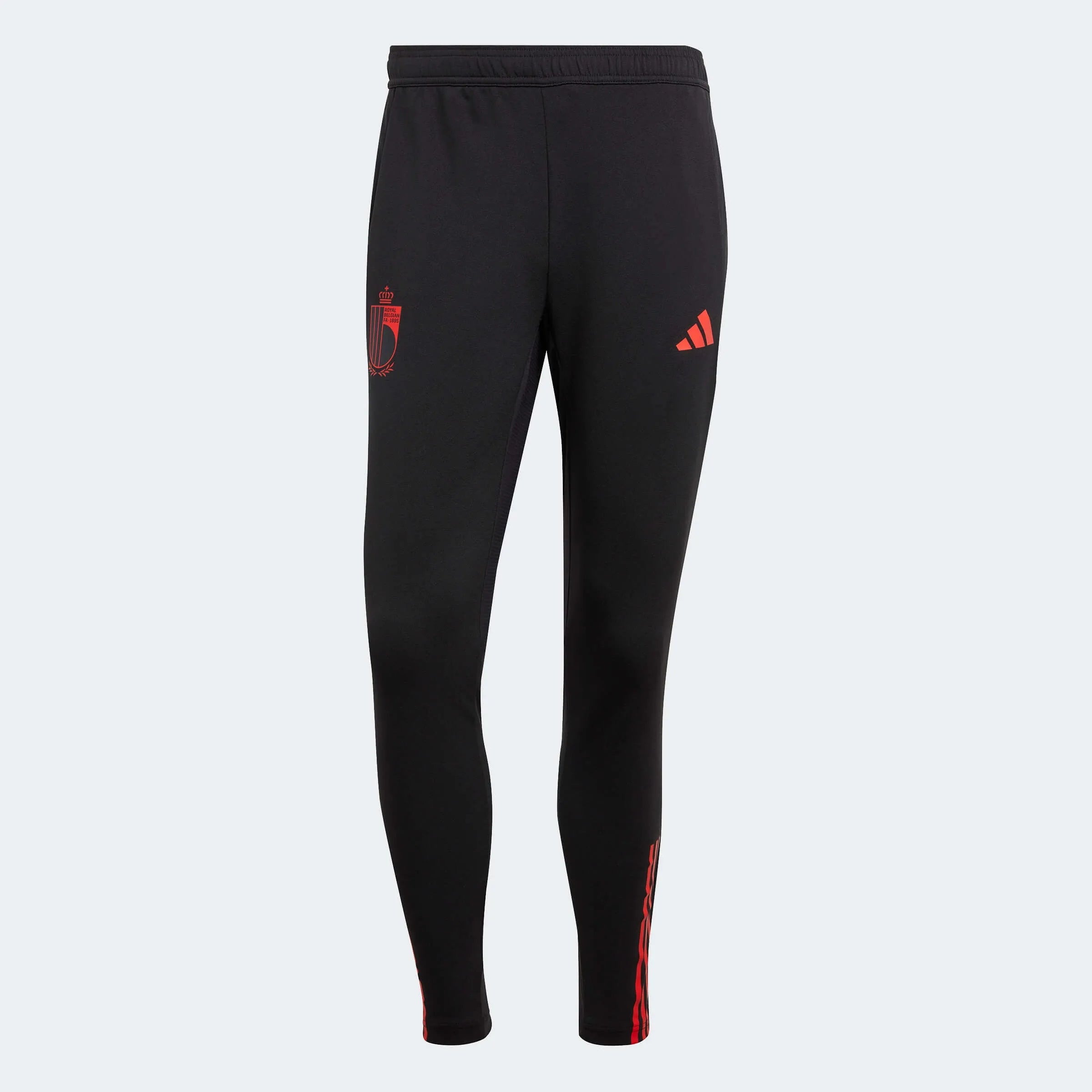 adidas 2022-23 Belgium Training Pants - Black (Front)