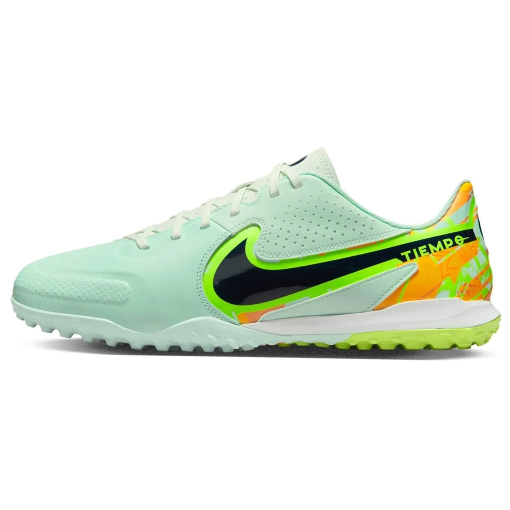 Nike Legend 9 Academy TF - Mint-Blackened Blue (Side 1)