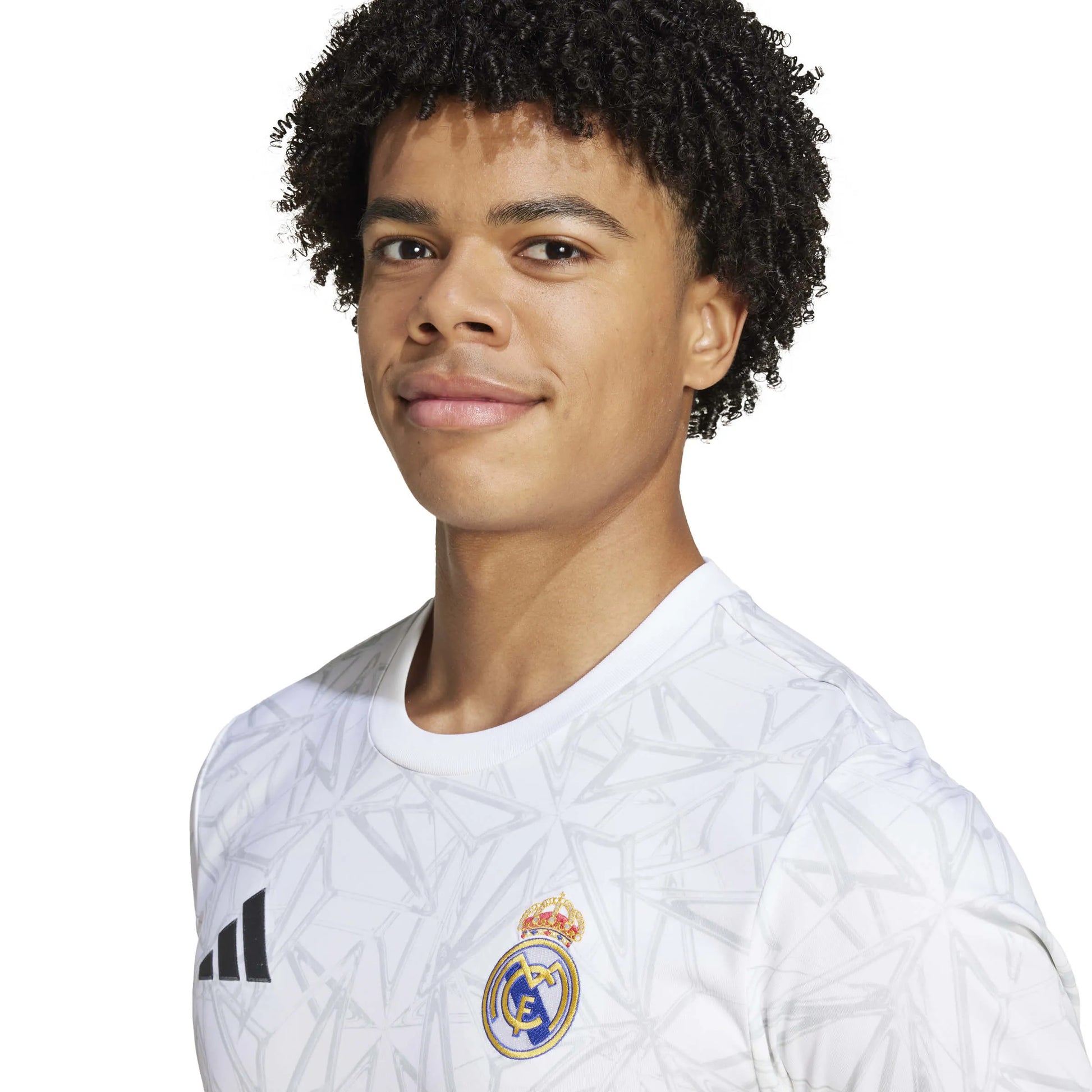 adidas 2024-25 Real Madrid Men's Pre-Match Jersey (Detail 1)