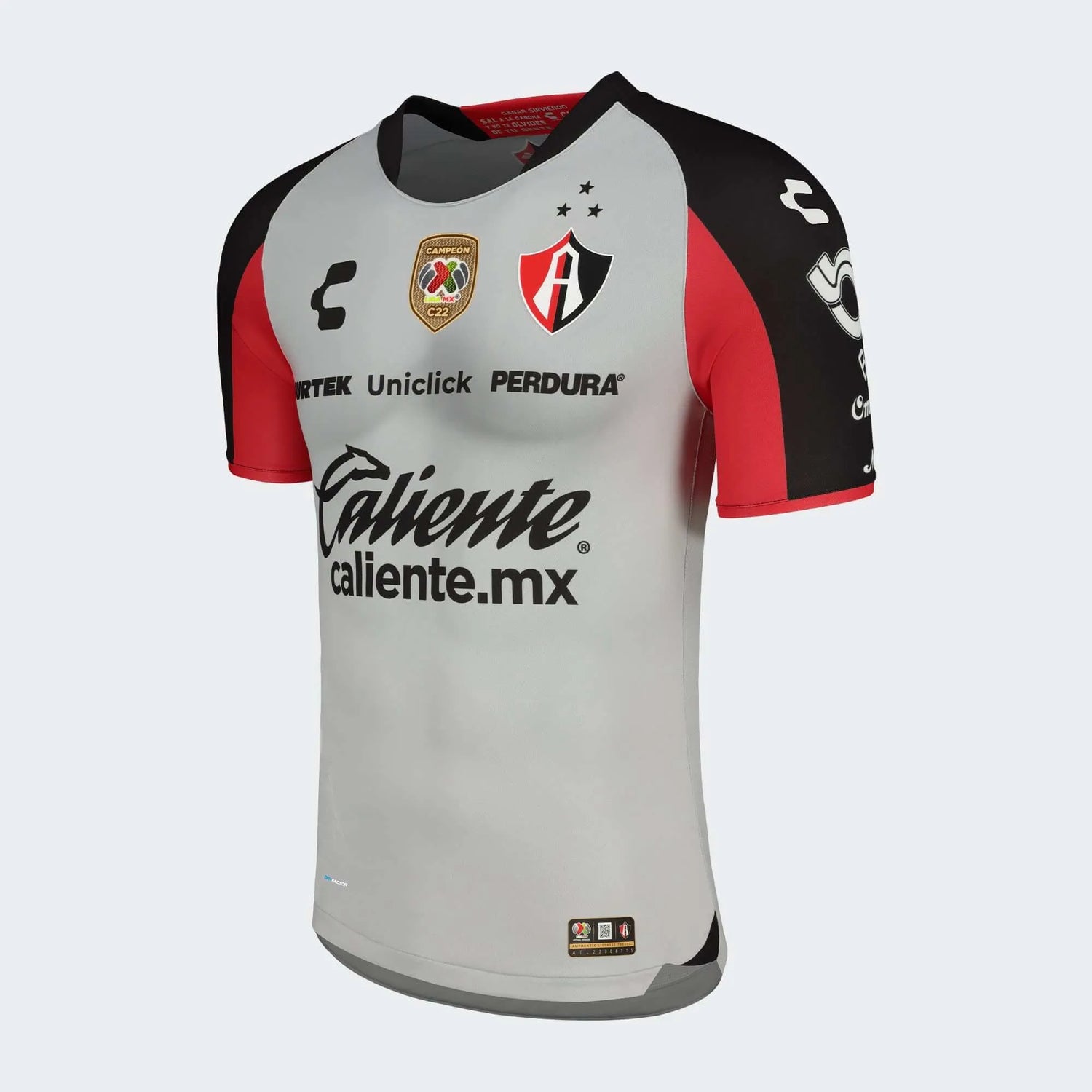 Charly 2022-23 Atlas Away Jersey - Grey (Diagonal)