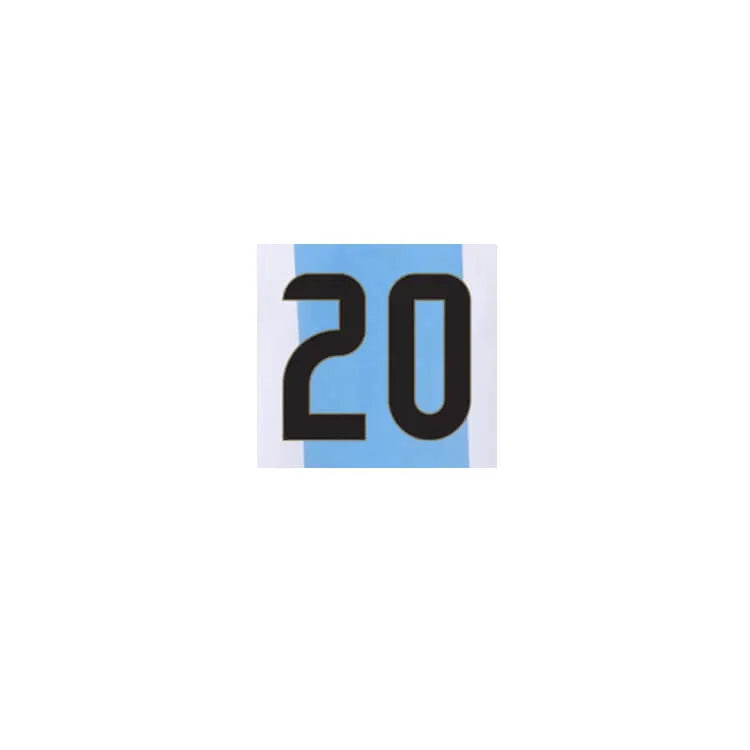 Argentina 2024 25 Home Mac Allister #8 Jersey Name Set (Front)