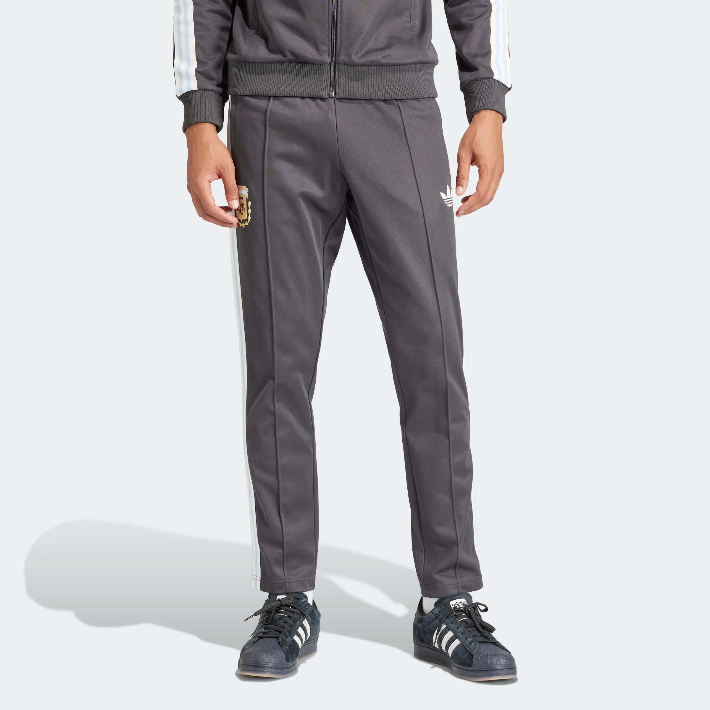 adidas 2024-25 Argentina Men's Beckenbauer Track Pants (Model - Front)