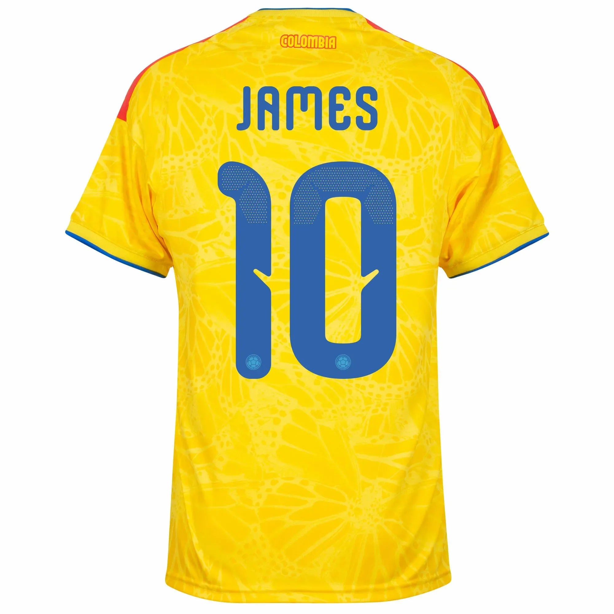 adidas 2026 Colombia Men's Stadium Home Soccer Jersey (James)