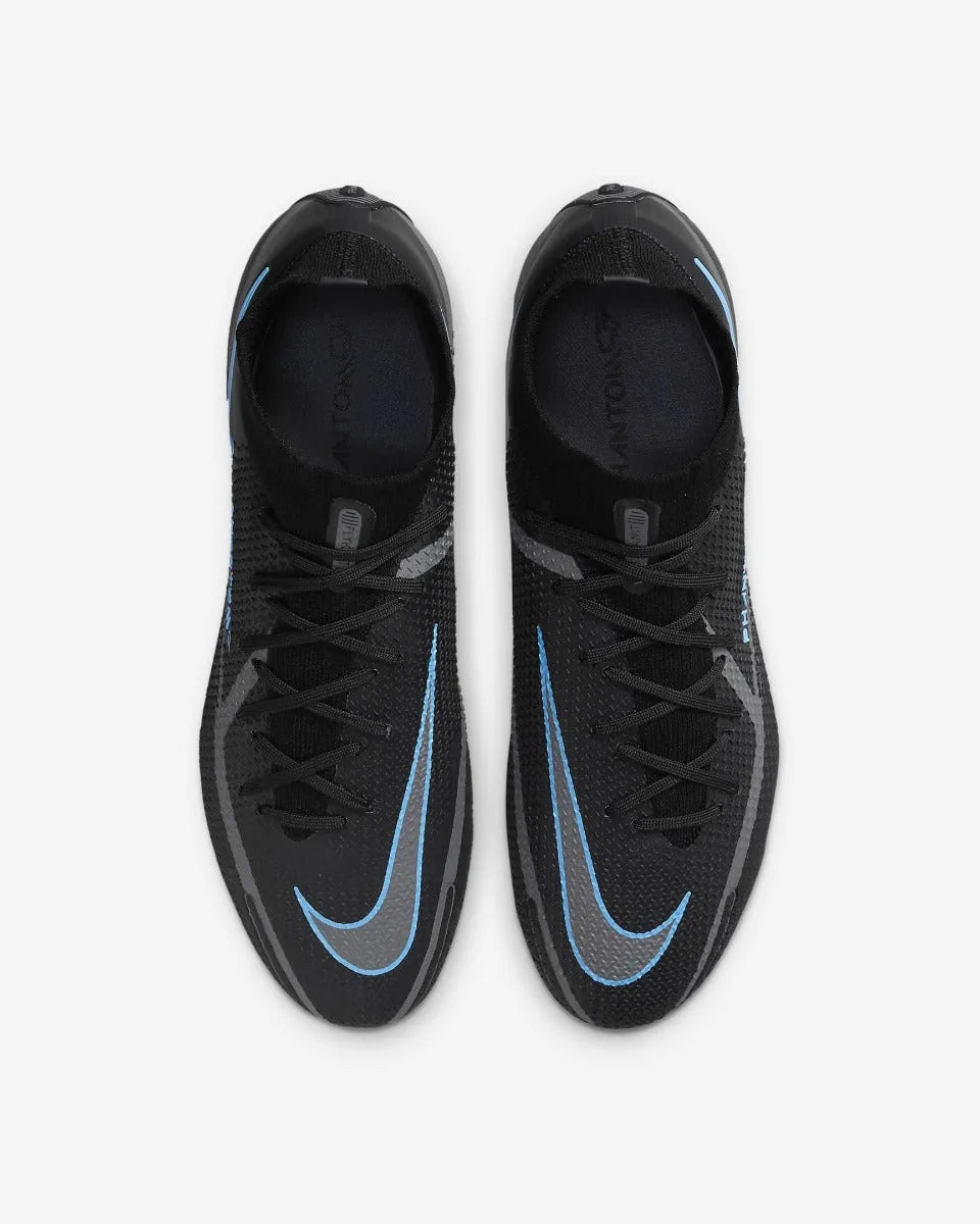 Nike Phantom GT2 Elite DF FG - Black-Blue (Pair - Top)
