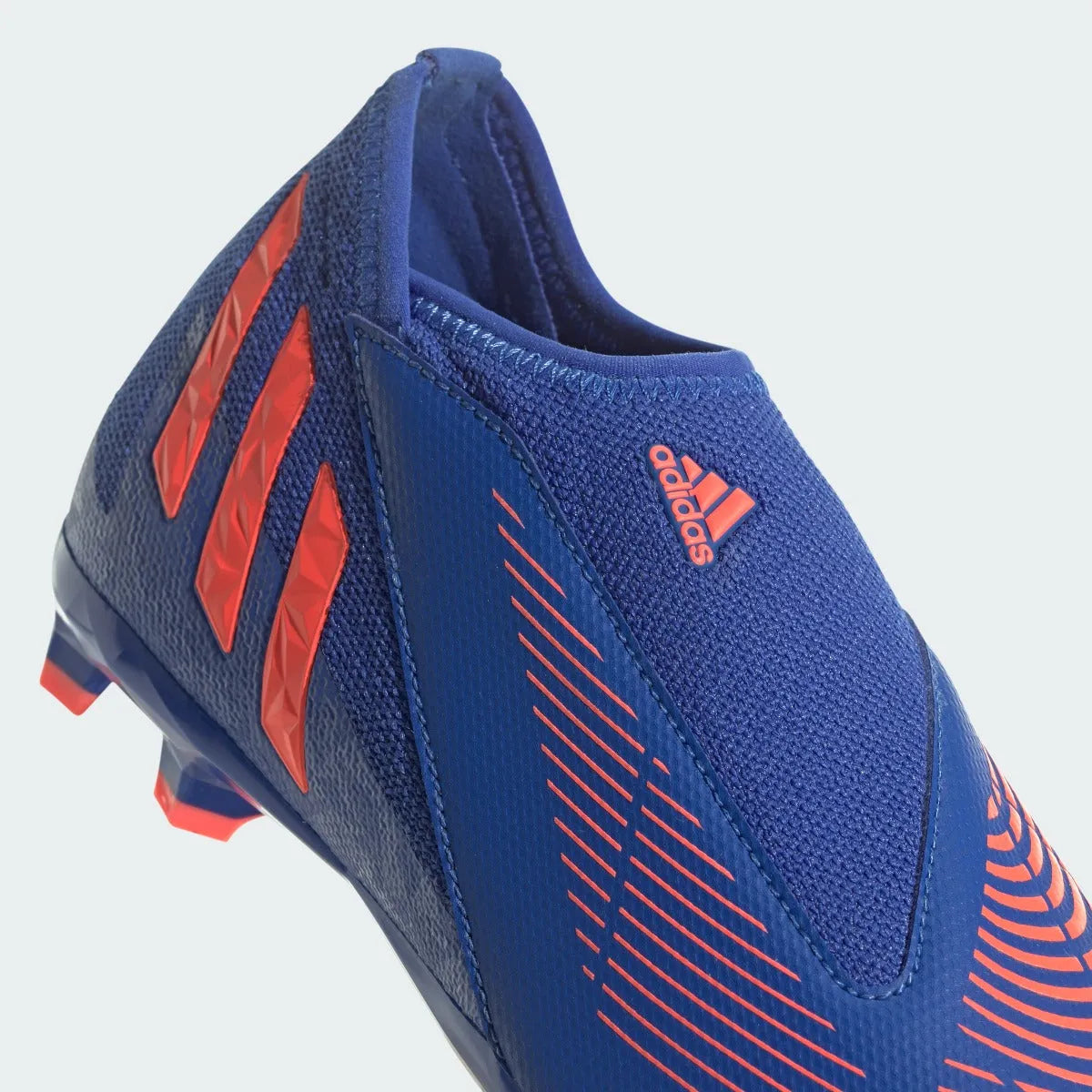 adidas JR Predator Edge .3 Laceless FG - Hi Res Blue-Turbo (Detail 1)