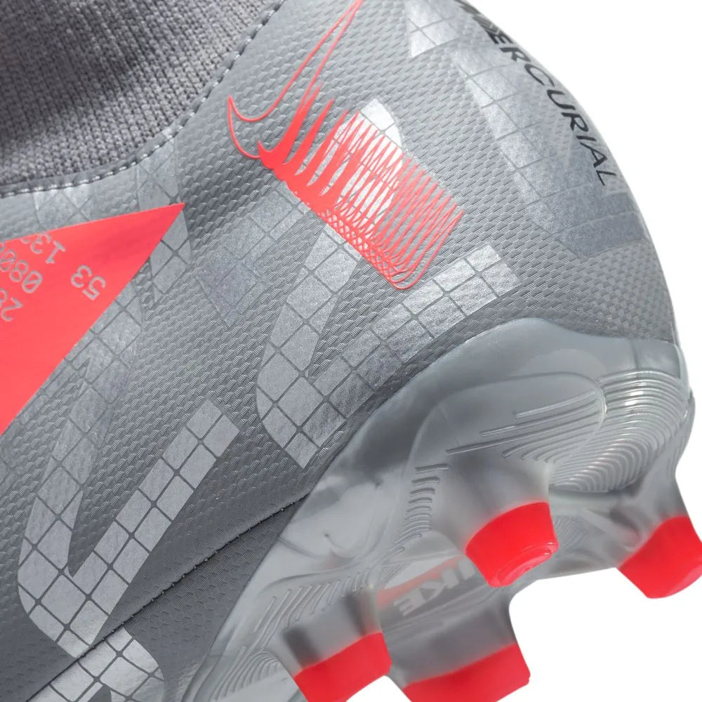 Nike JR Superfly 7 Academy FG - Grey-Red