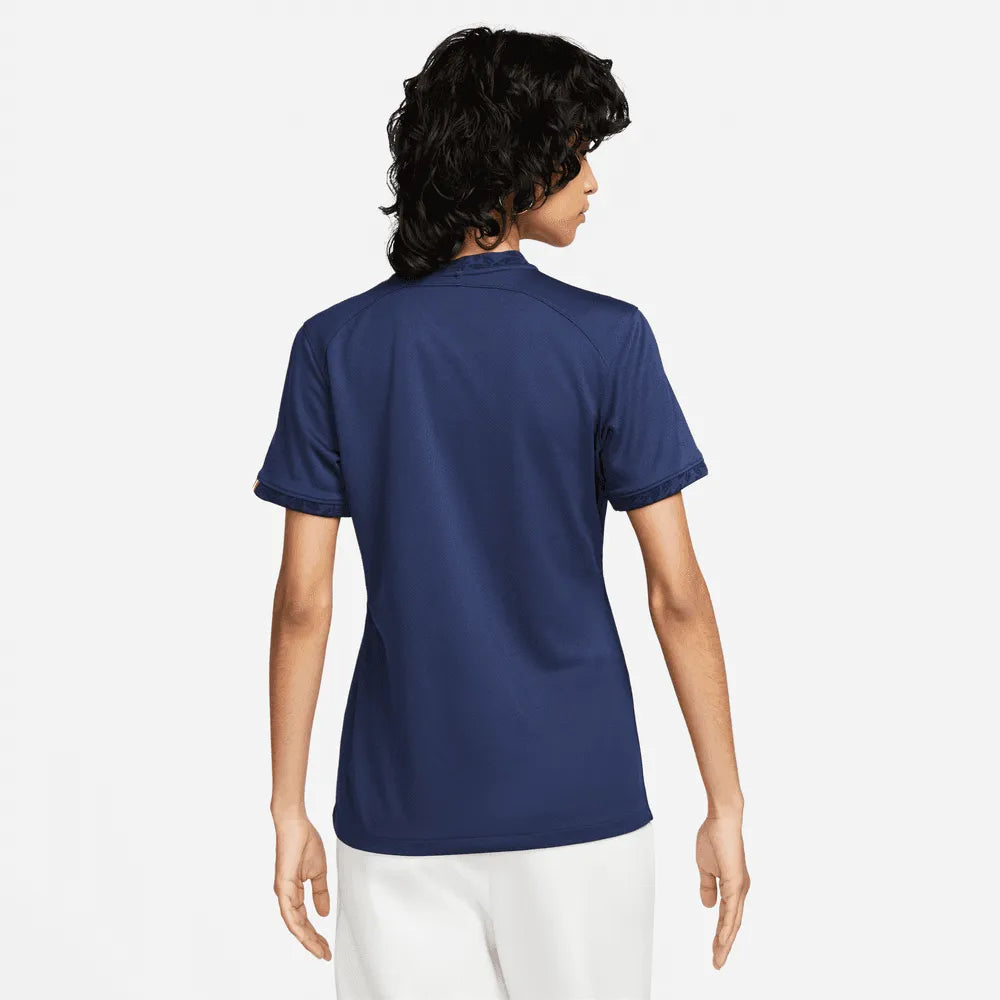Nike 2022-23 France Women's Home Jersey - Navy (Model - Back)