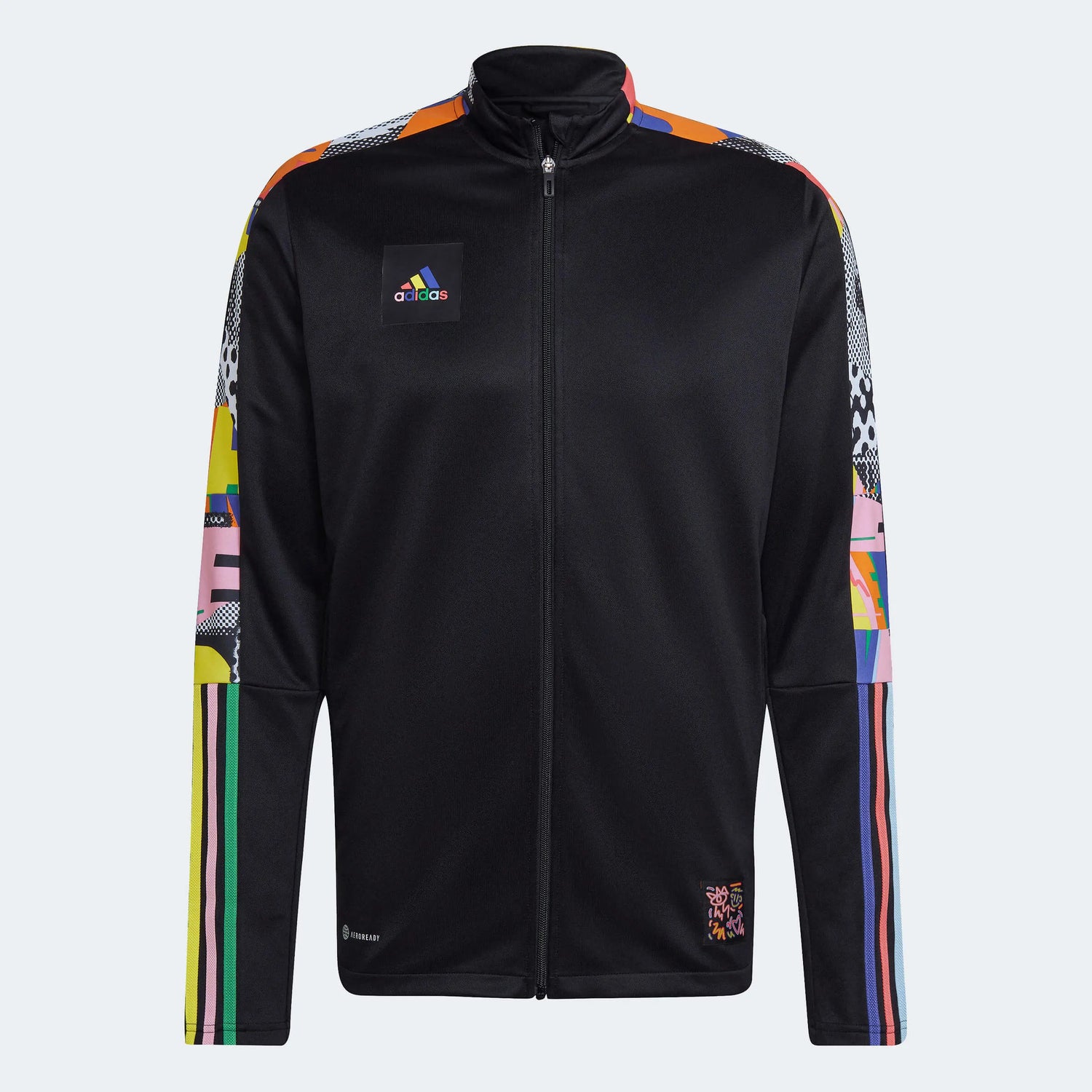 adidas Men's Tiro Pride Jacket (Front)