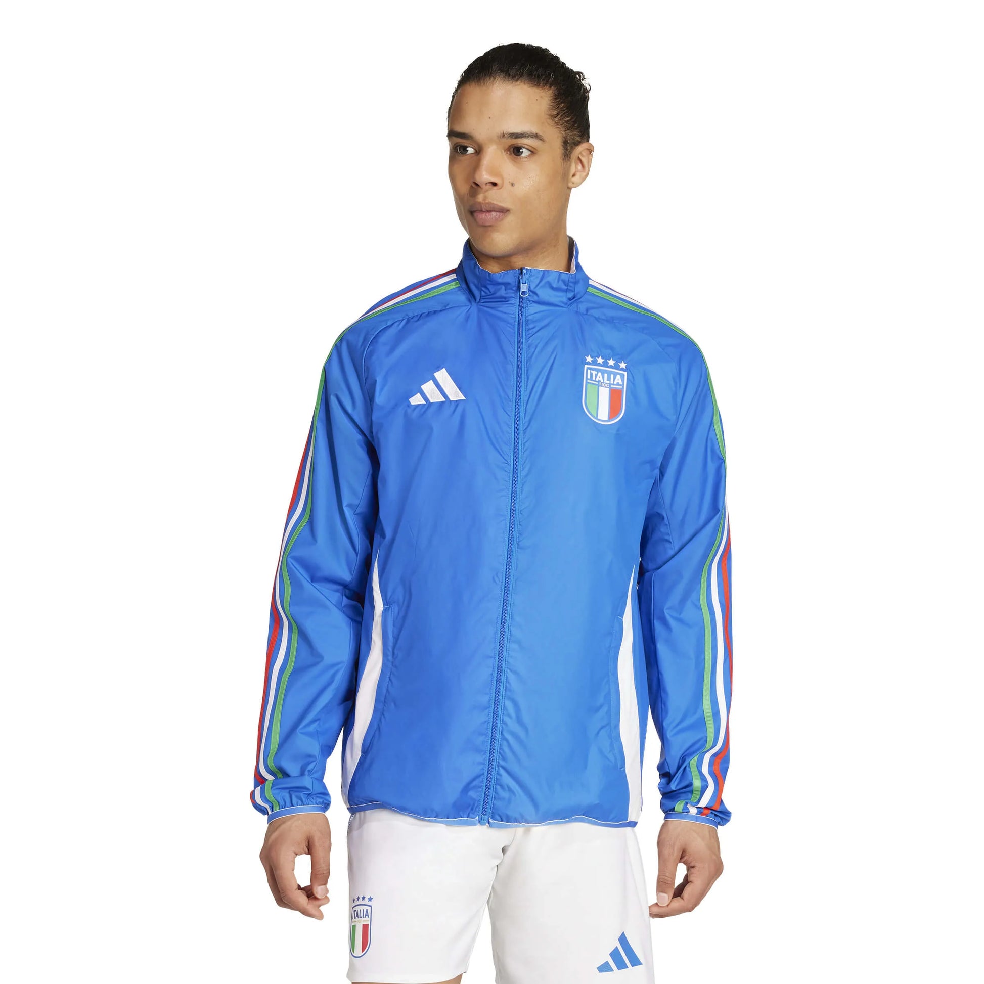 adidas 2024-25 Italy Men's Anthem Jacket (Model - Front)