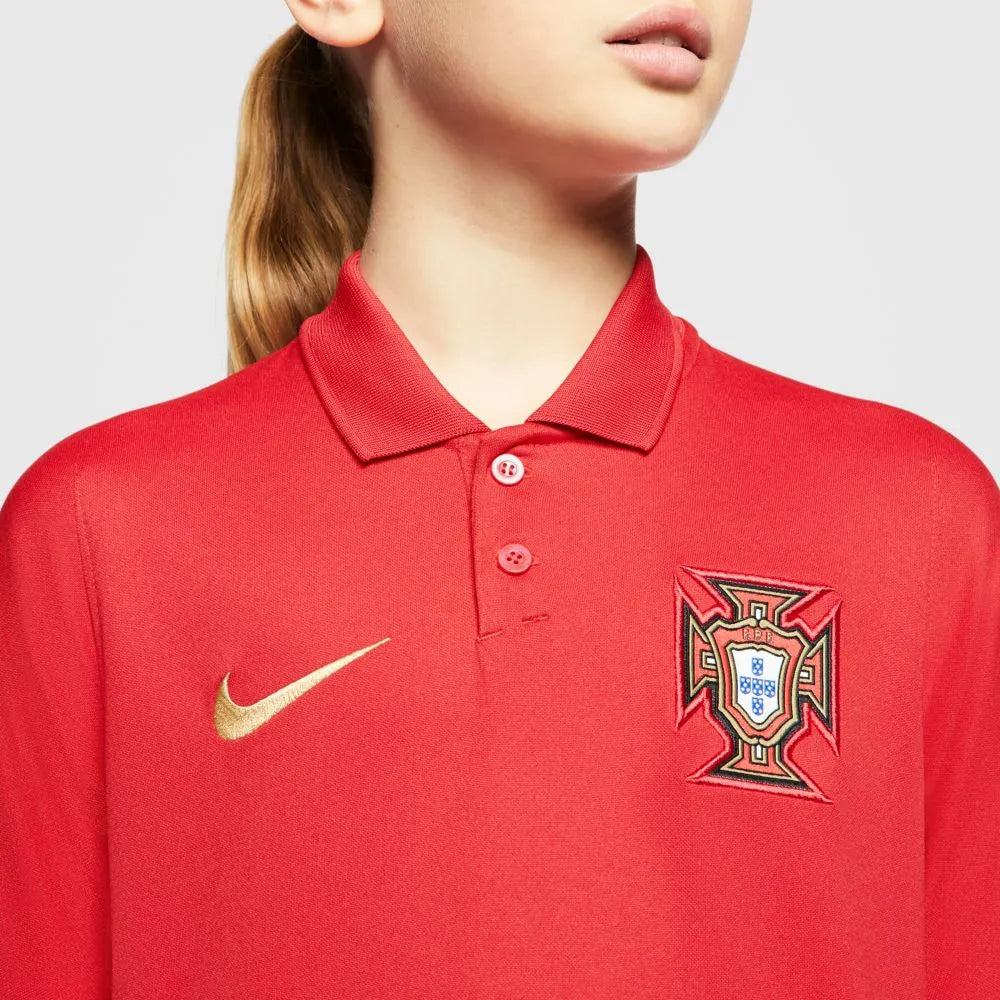 Nike 2020-21 Portugal YOUTH Home Jersey - Red