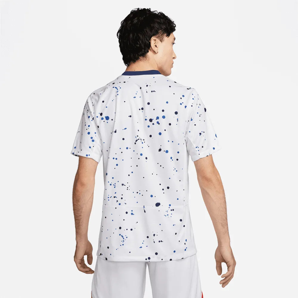 Nike 2023-24 USA Women's Stadium 4-Star Home Jersey (Men's Cut) (Model - Back)