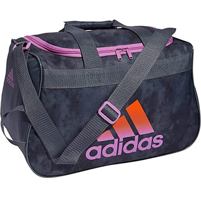 Adidas Diablo Small Duffel Bag Stone Wash Carbon-Lilac (Front)