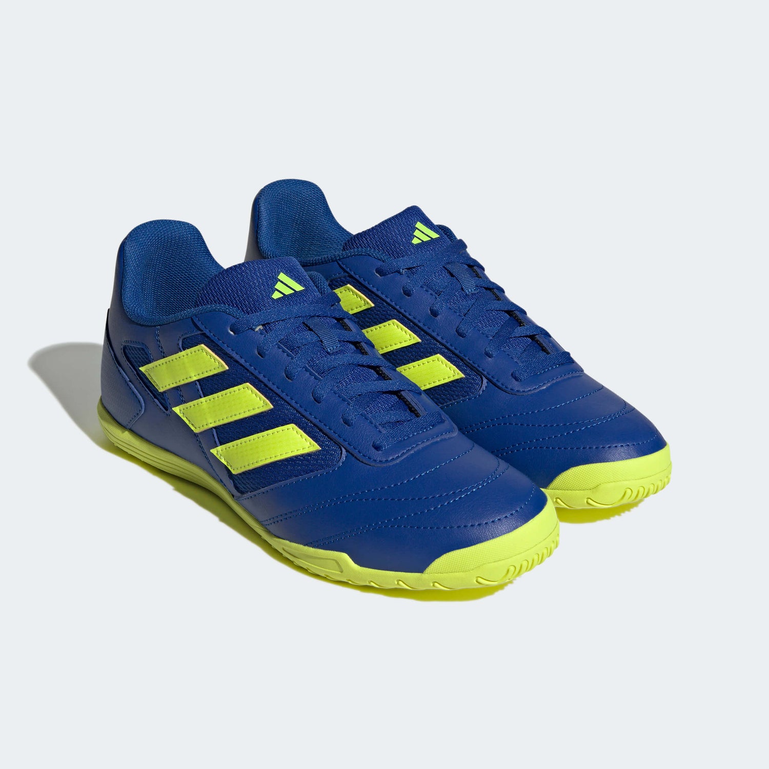 Adidas Super Sala 2 Indoor - Royal Blue - Solar Yellow (Pair - Front Lateral)