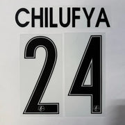 Angel City 2026- Away CHILUFYA #24 Official Name Set
