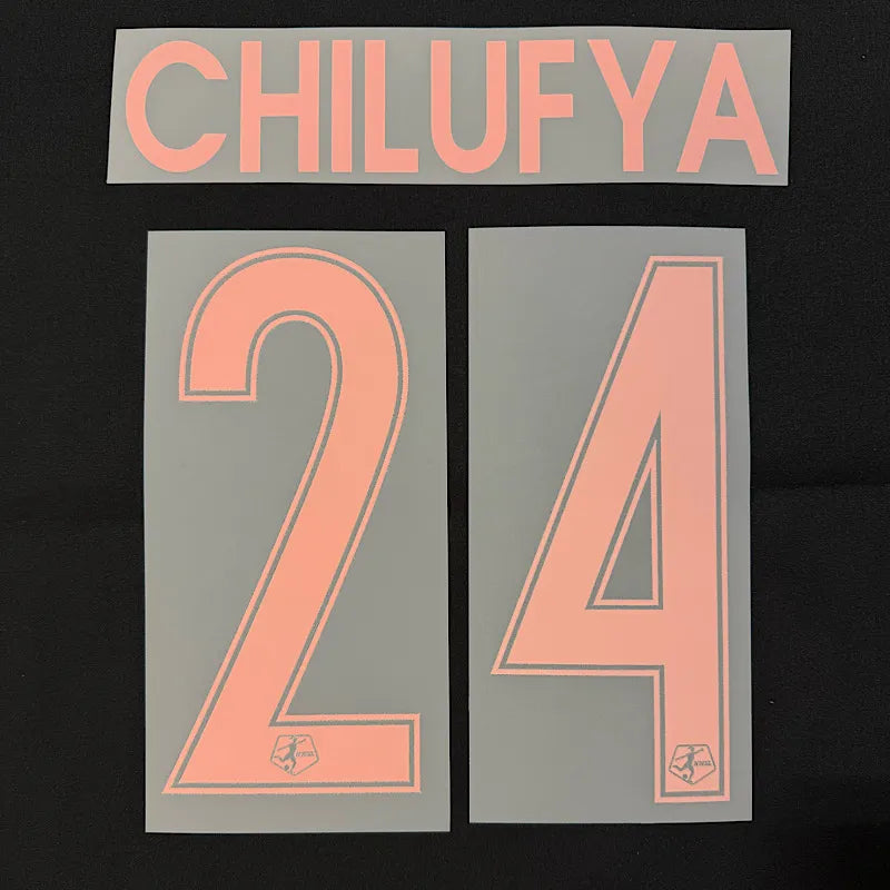 Angel City 2026- Home CHILUFYA #24 Official Name Set