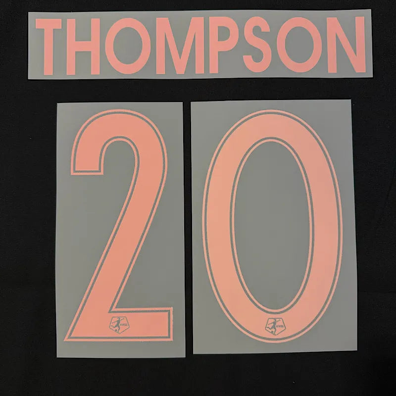 Angel City 2026- Home Thompson #20 Jersey Name Set