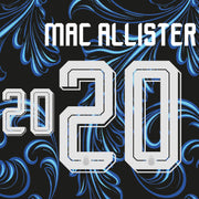Argentina 2026- Away MACALLISTER #20 Official Name Set