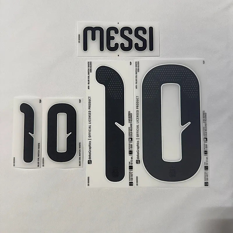 Argentina 2026- Home MESSI #10 Youth Official Name Set