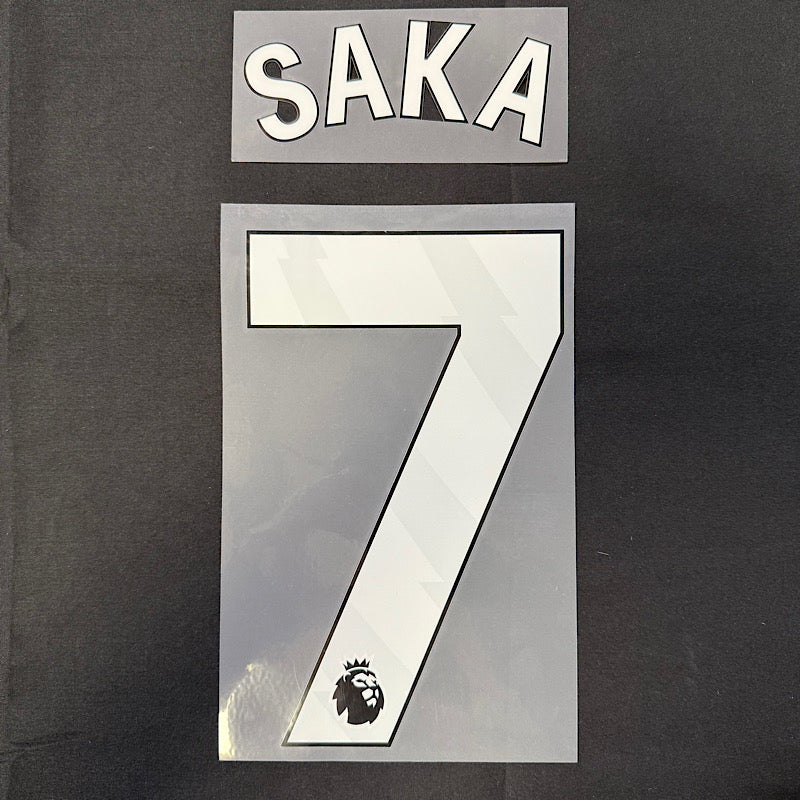 Arsenal 2023-Home Saka #7 Youth Jersey Name And Number-White