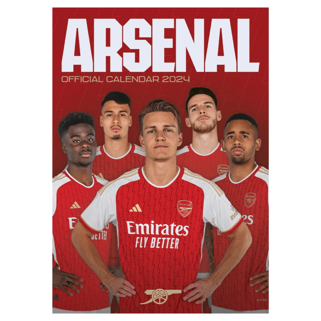Arsenal 2024 Official Calendar (Front)