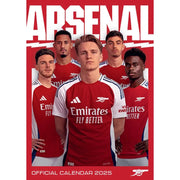 Arsenal 2025 Official Calendar (Front)