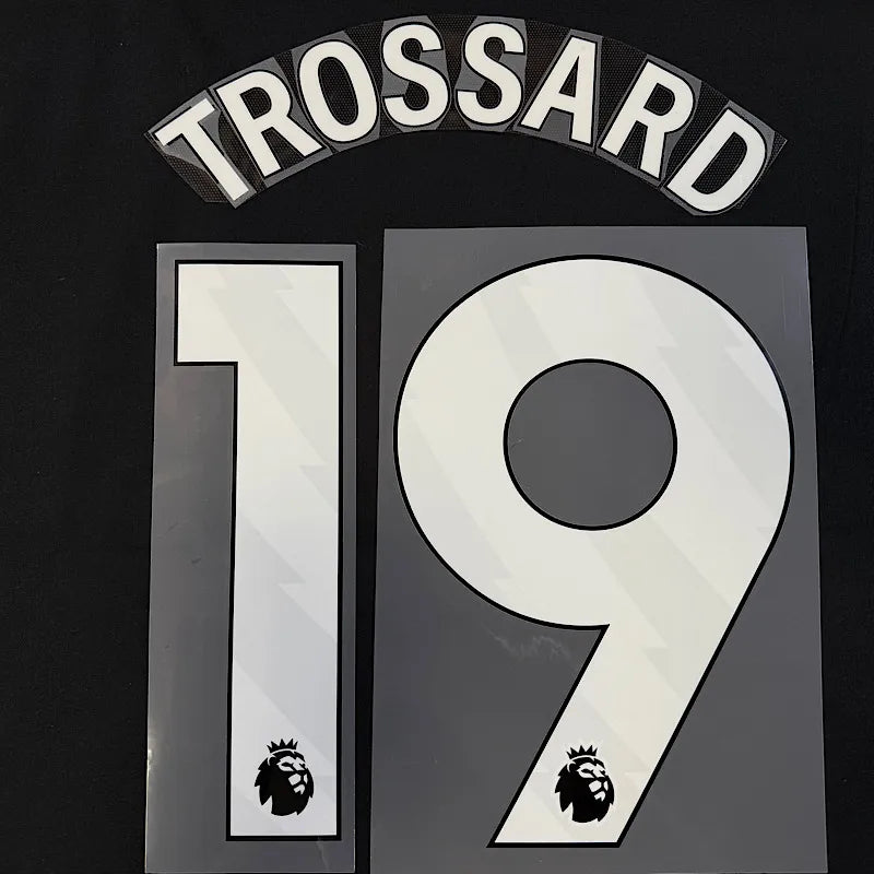 Arsenal 2023-Home TROSSARD #19 Official Name Set-White