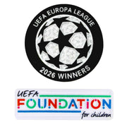 Aston Villa 2026-27 Starball Europa League Winners (2026) + UEFA Foundation Patch