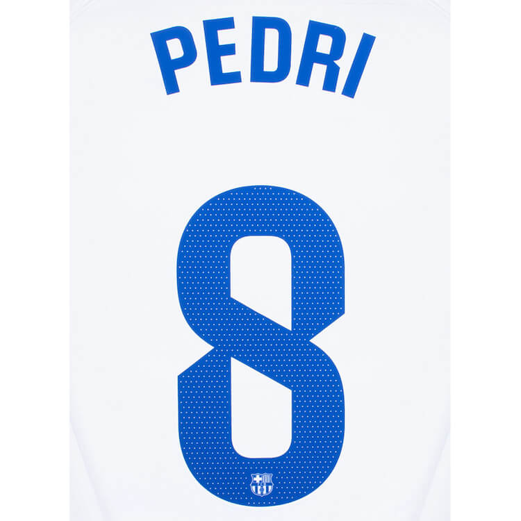 Barcelona 2023 24 Away Pedri #8 Youth Jersey Name Set (Back)