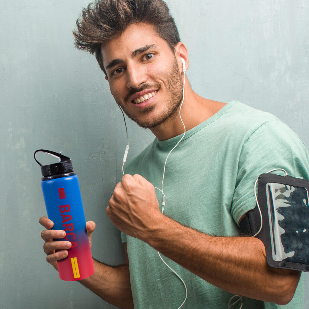 Barcelona Aluminum Fade Water Bottle (750ML)