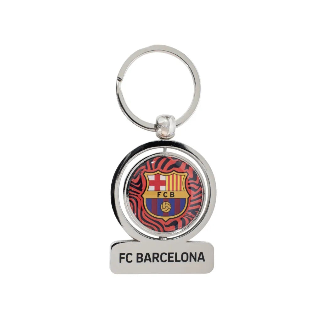 Barcelona Double-Sided Spinner Keychain (Front)