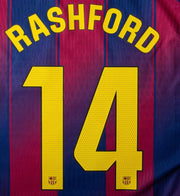 Barcelona 2025/26 Home RASHFORD #14 Official Name Set