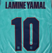 Barcelona 2026/27 Third LAMINE YAMAL #10 Official Name Set (UCL Version)
