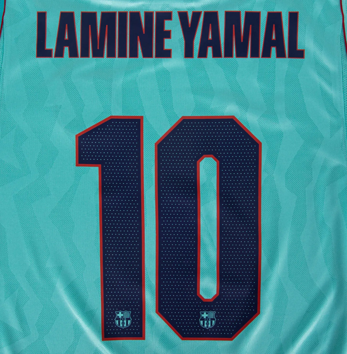 Barcelona 2026/27 Third LAMINE YAMAL #10 Youth Official Name Set (UCL Version)