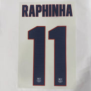Barcelona 2026/27 Third RAPHINHA #11 Third Official Name Set (UCL Version)